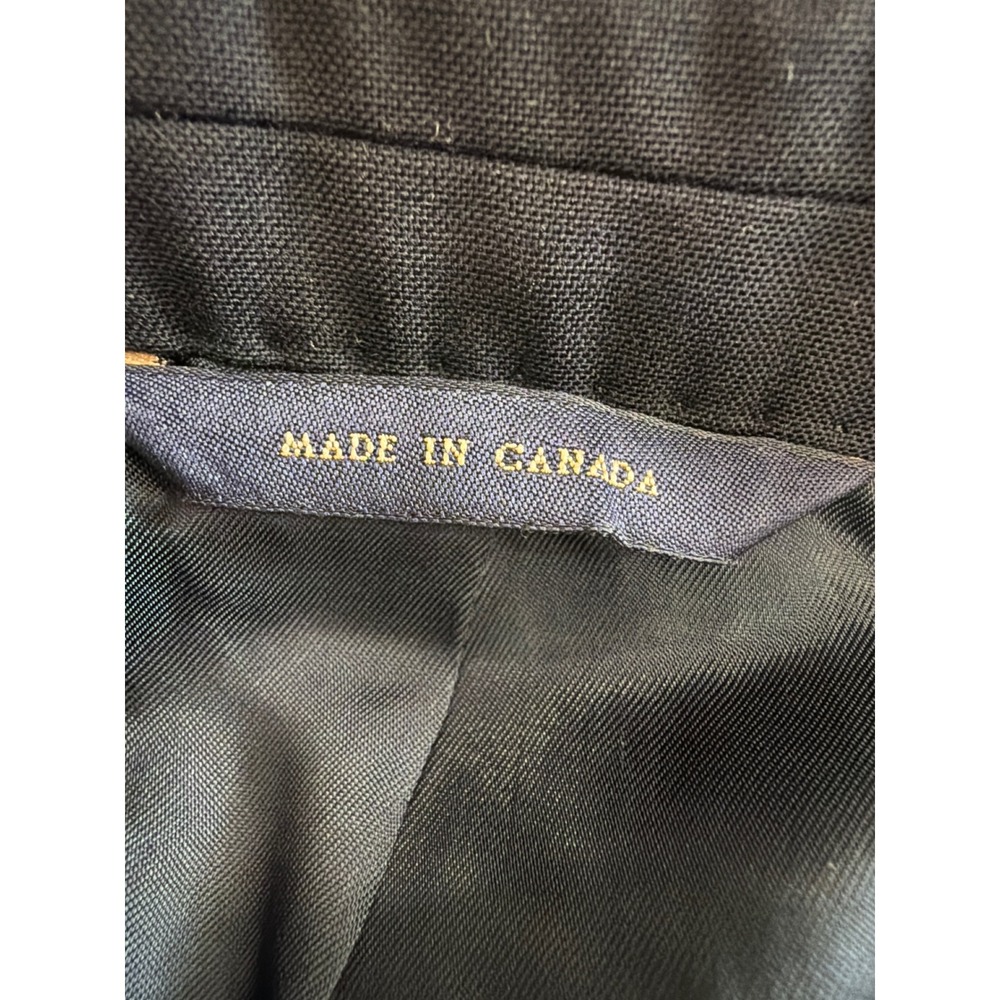 Brooks Brothers Brooksease Loro Piana Wool Navy Blue Blazer Gold Buttons 43R - Picture 8 of 10
